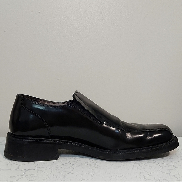 Aldo Men's Black Leather Loafer, Size 41 ~ VGUC - Picture 6 of 14